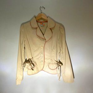 Anthropologie Sitwell Tan Blazer Jacket (size 12)